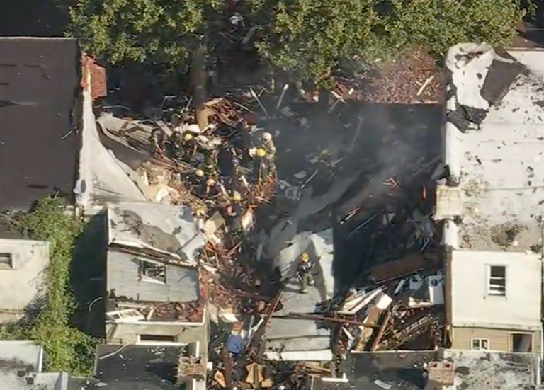 FILE - An explosion and fire in Nicetown last year destroyed three homes. One person died and two were injured. (6abc)