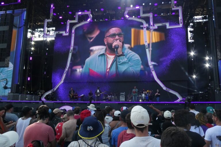 Performances took center stage next to the Museum of Art at the One Philly: Unity Concert for America