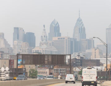 philadelphia-wildfire-smoke-kp-071626-08 Smoke from wildfires in the Canadian province of Ontario left a haze over Philadelphia’s skyline