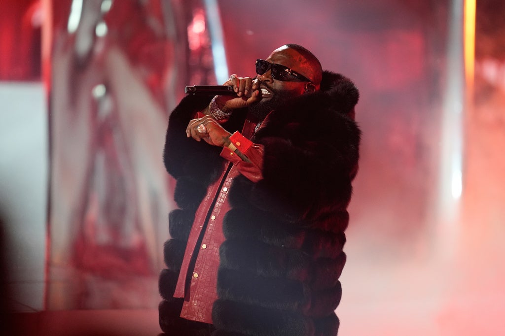 Rick Ross performs during the BET Awards