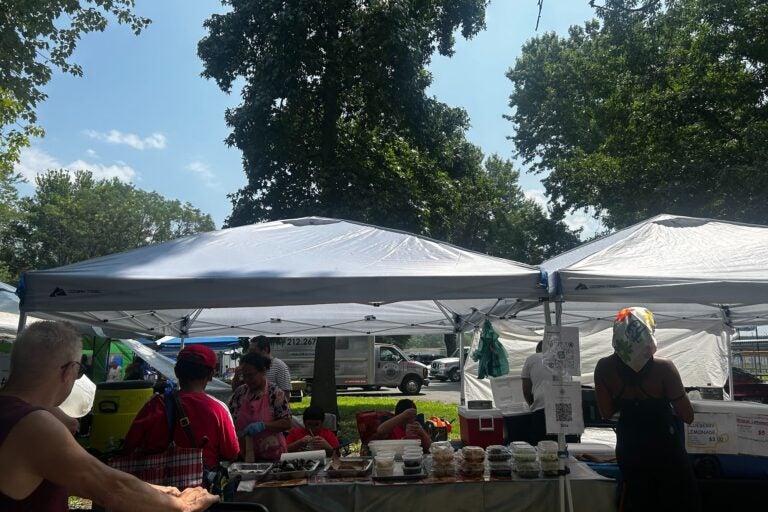 People at the Southeast Asian market