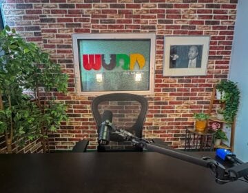 wurd-studio-2026-07-09 Inside the studio of WURD radio.