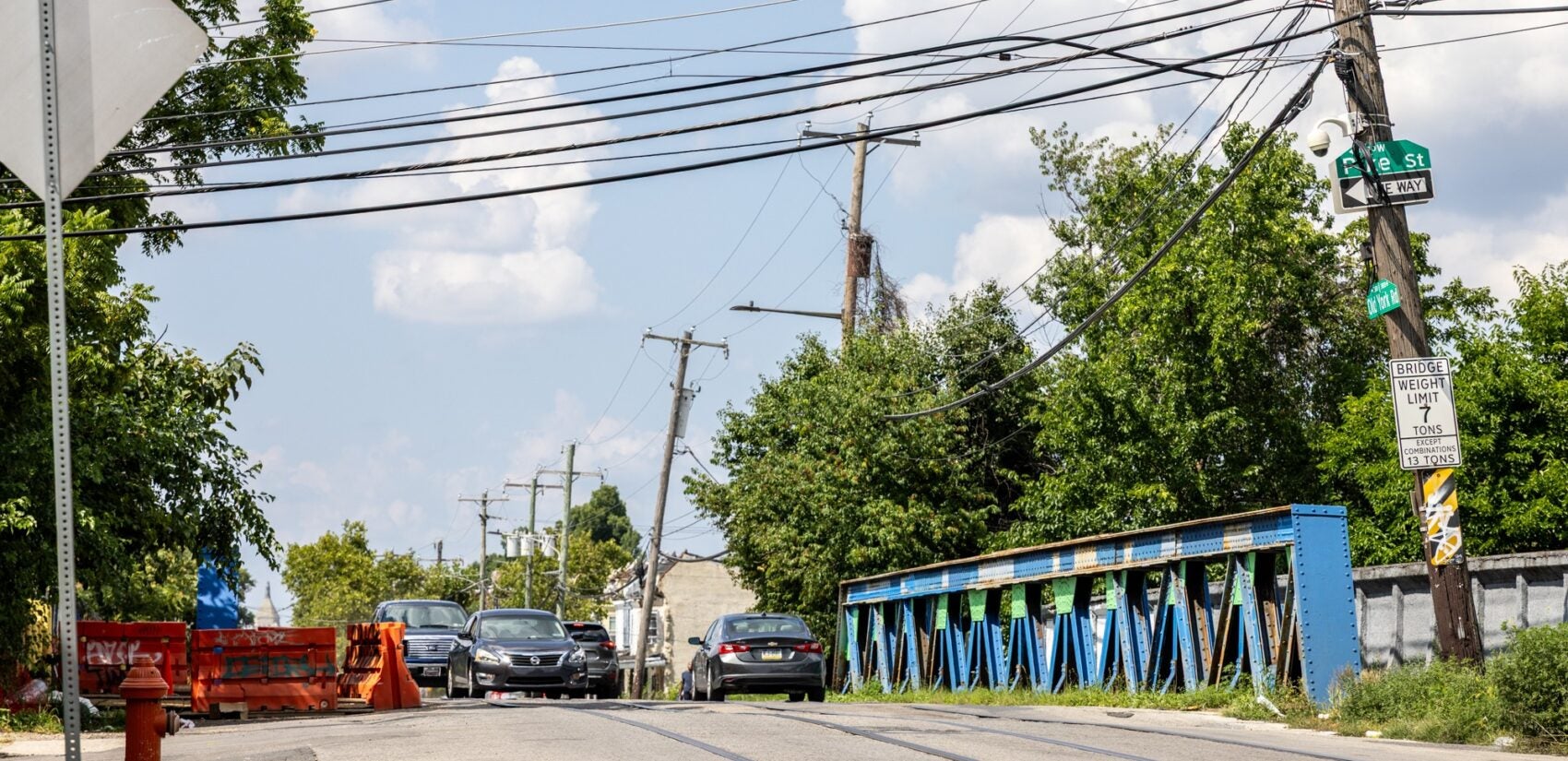 the corner of West Pike Street and Old York Road in North Philadelphia
