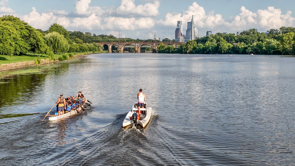 Discovery Pathways dragon boat team training
