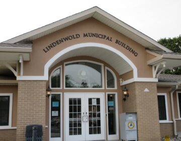 2026 08 12 k burns_Lindenwold Municipal Building The front entrance of the Lindenwold Municipal Building in Camden County, New Jersey.