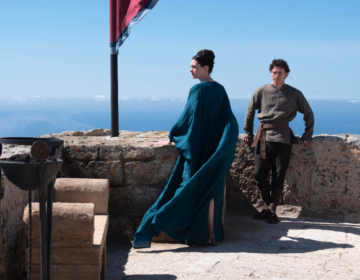 Screenshot 2026-08-12 at 11.32.17 AM Anne Hathaway and Tom Holland in The Odyssey.