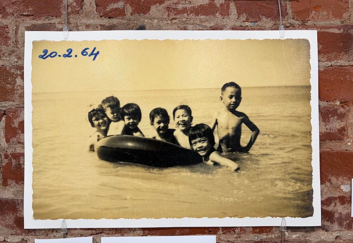 Photo on display for the Photo Lounge's 