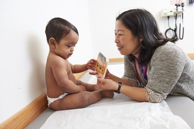 Pediatricians at Children’s Hospital of Philadelphia “prescribe” books to young patients