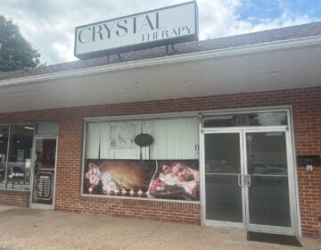 crystal_therapy1 The storefront of the Crystal Therapy massage parlor in New Castle County, Delaware