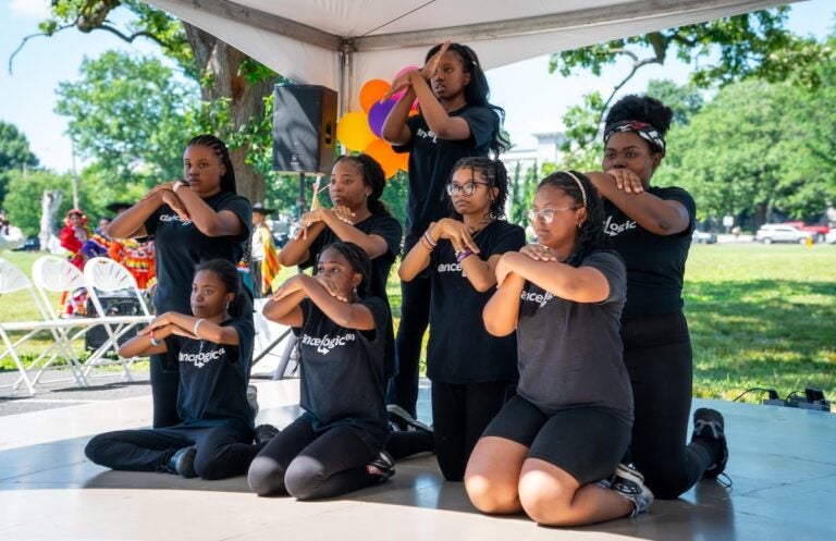 danceLogic dancers on stage