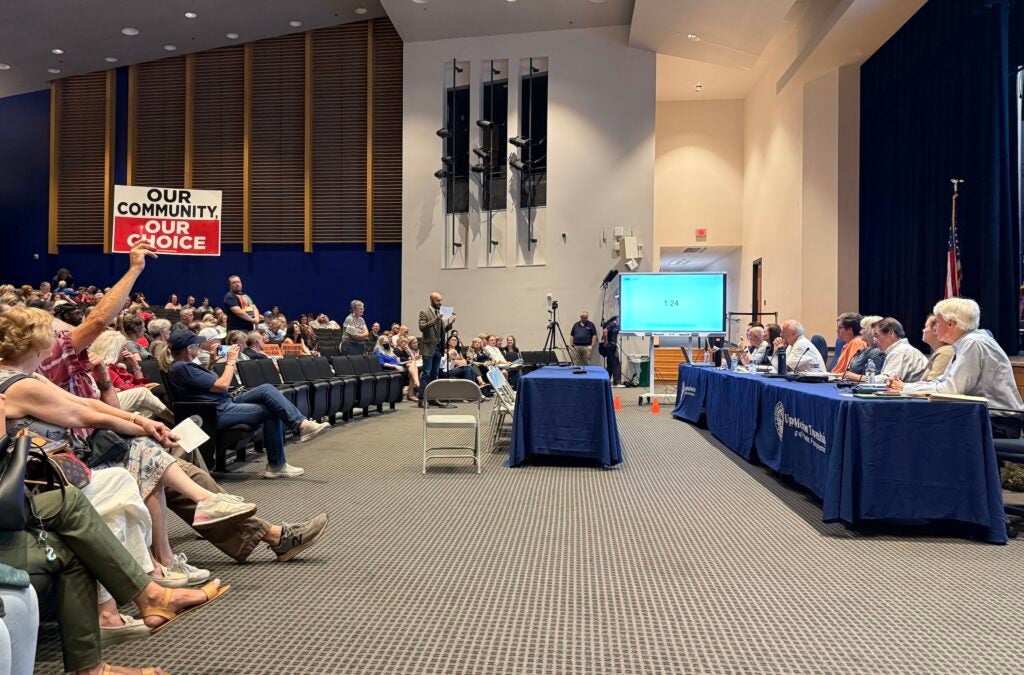 Residents gave testimony as Upper Merion Township officials voted