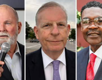 delaware-election-congress-john-whalen-joe-arminio-earl-cooper-082126 From left to right: Headshots of Republicans John Whalen III, Joe Arminio and Earl Cooper
