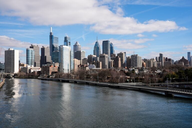 The skyline in Philadelphia is seen on Feb. 21, 2024