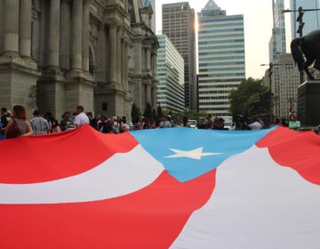 puerto-rico-water-crisis-2 Dozens of people gathered at Philadelphia City Hall