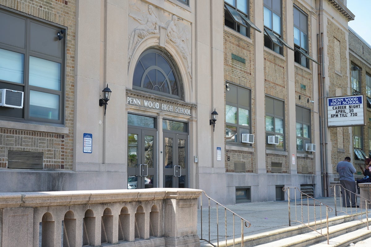 Front of Penn Wood High School