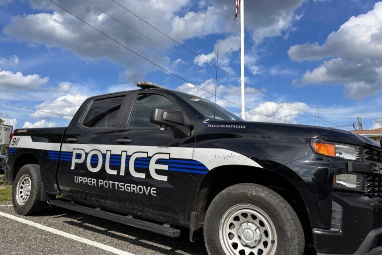 An Upper Pottsgrove Township police vehicle