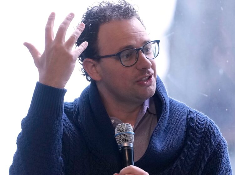 FILE - Dario Amodei, CEO & Co-Founder of Anthropic, speaks at the convening of the International Network of AI Safety Institutes at the Golden Gate Club at the Presidio in San Francisco, Nov. 20, 2024. (AP Photo/Jeff Chiu, File)