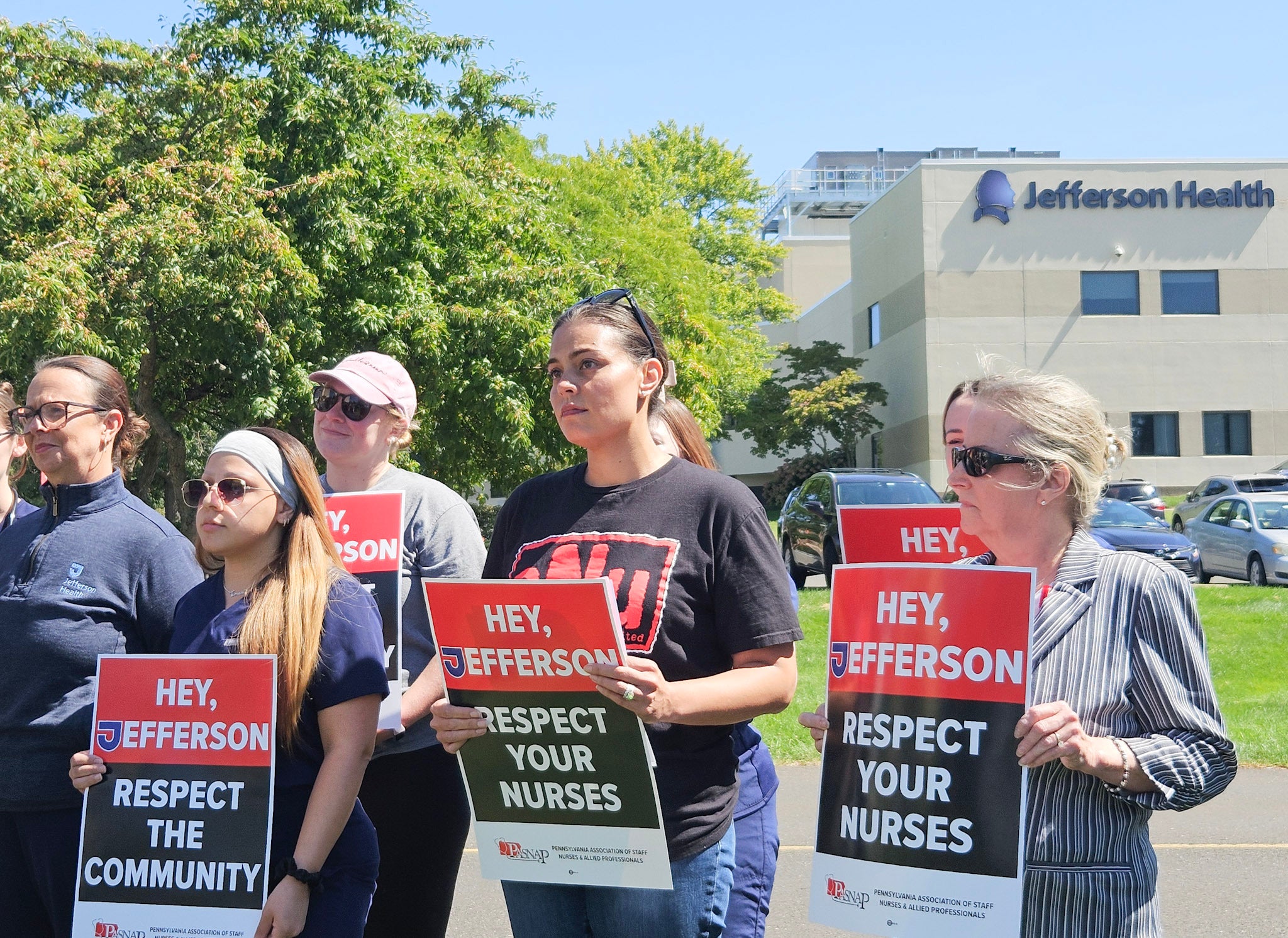 Over 200 Jefferson Health nurses in Greater Philadelphia pledge to unionize