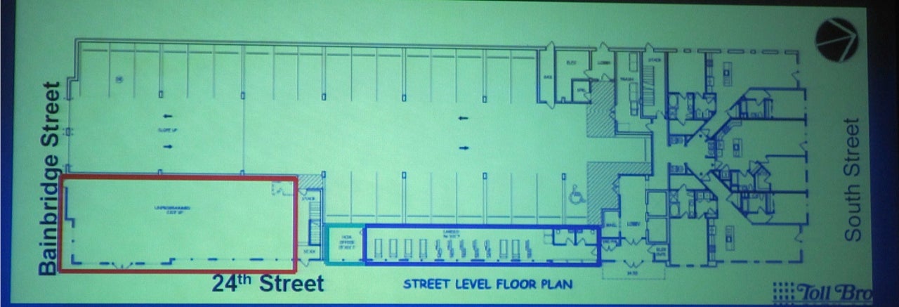 Planning gives support to Toll Brothers' South Street condo/townhouse development