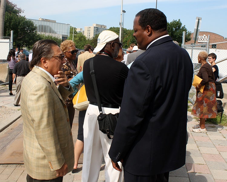 Former First District Councilman Frank DiCiccio and L&I Commissioner Carlton Williams