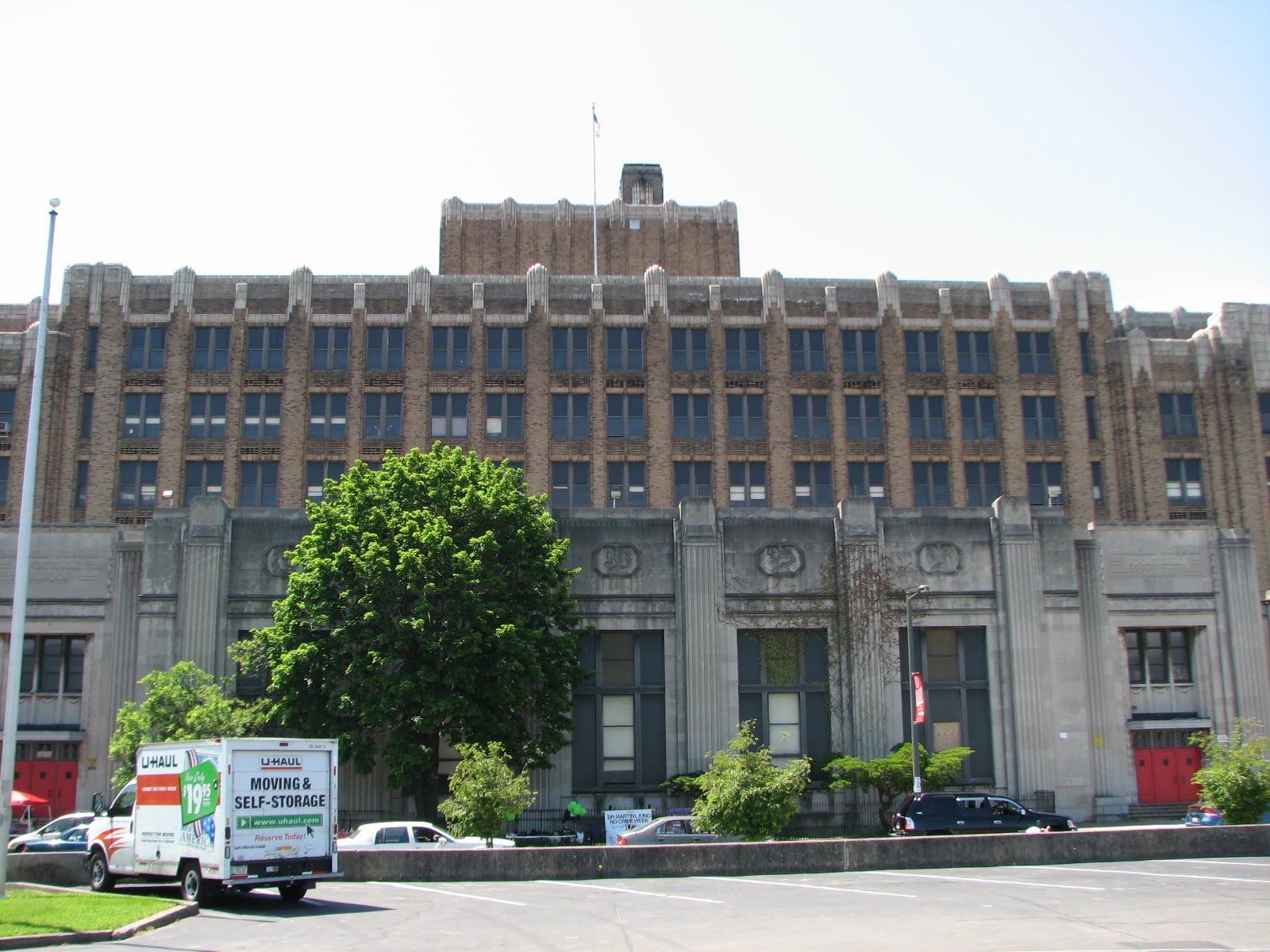 The Dobbins school is a mammoth landmark in the North Philadelphia community.