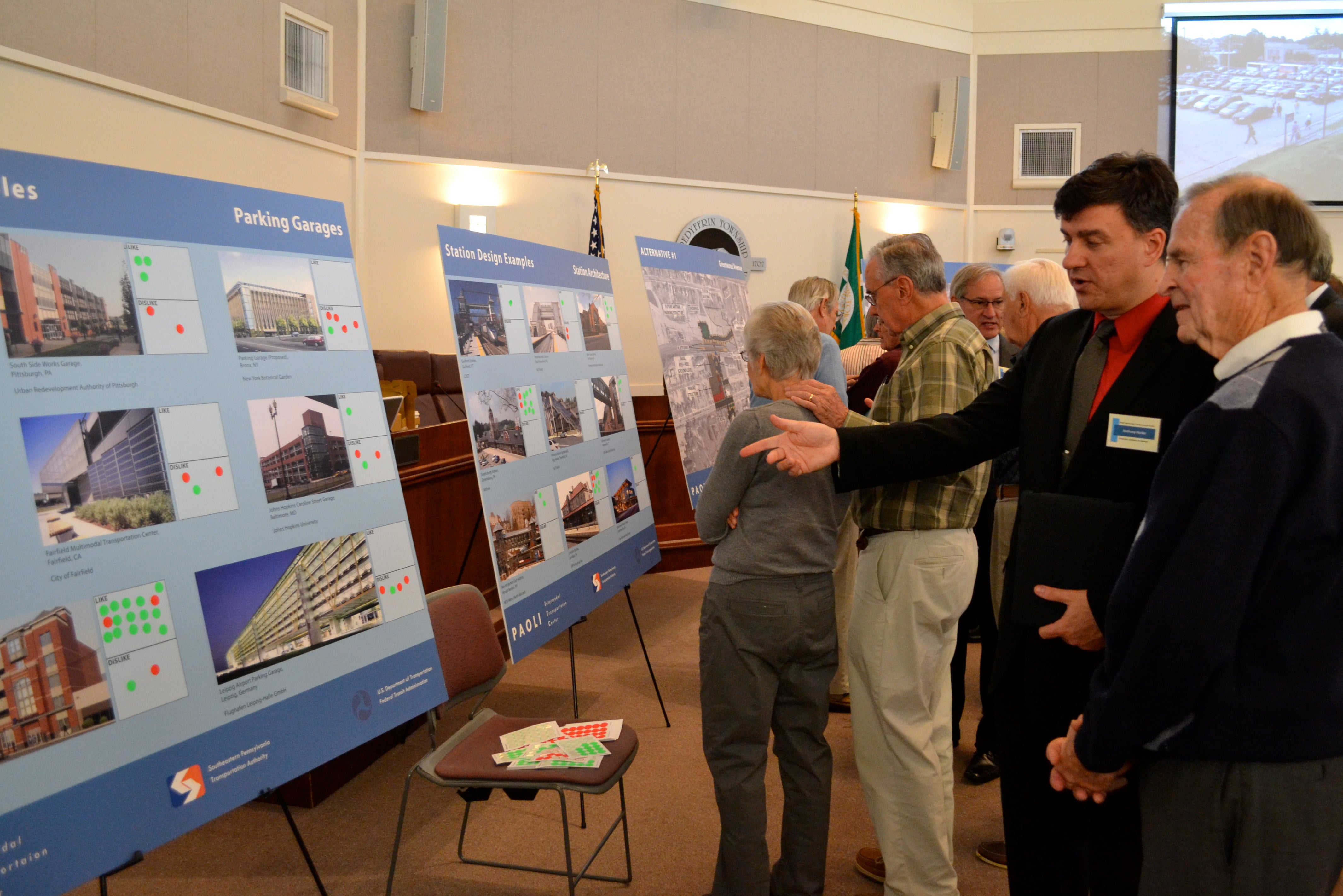SEPTA presented similar projects around the country and asked what community members thought of those designs