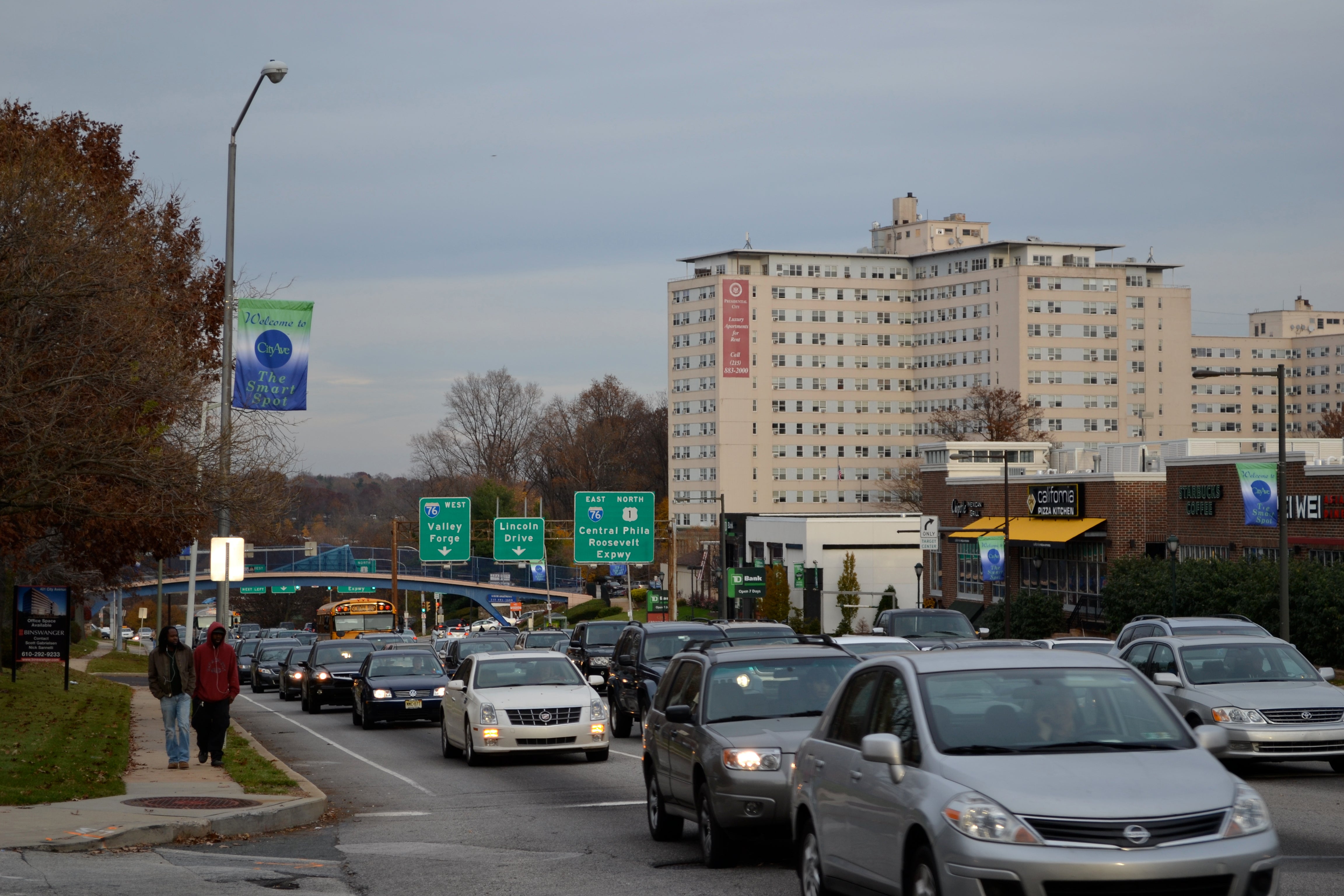 A major goal of the study is to address traffic congestion on City Ave