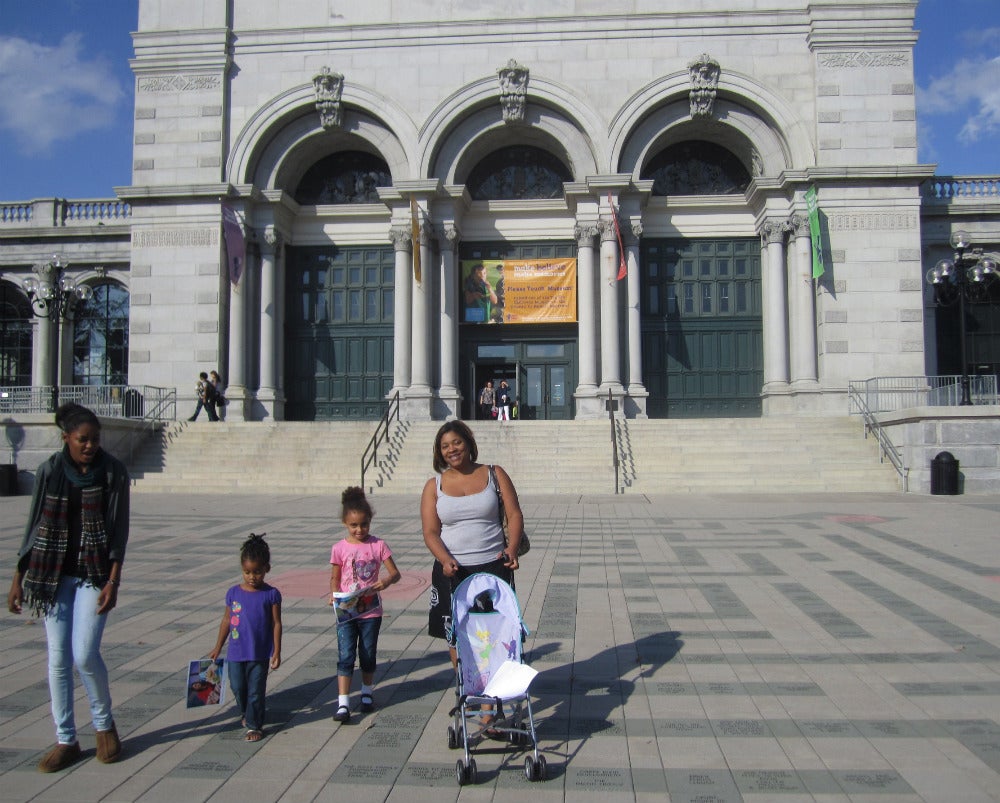 Erica Adams and her family visited the Please Touch Museum in Memorial Hall.