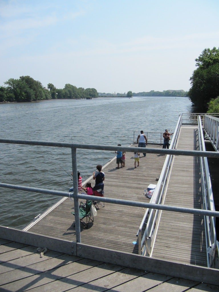 Boating and fishing dock just north of Bartram's Garden