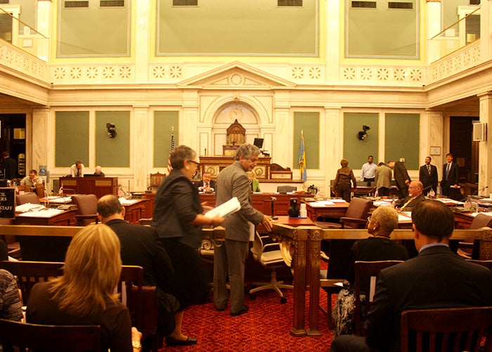 Deputy Mayor Alan Greenberger and ZCC director Eva Gladstein testified before Council