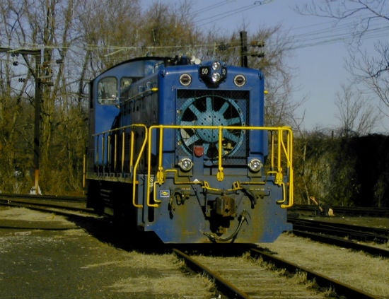 Through a $1.2 million EPA DERA grant, this 1950s era locomotive will receive a new engine, Photo courtesy of SEPTA