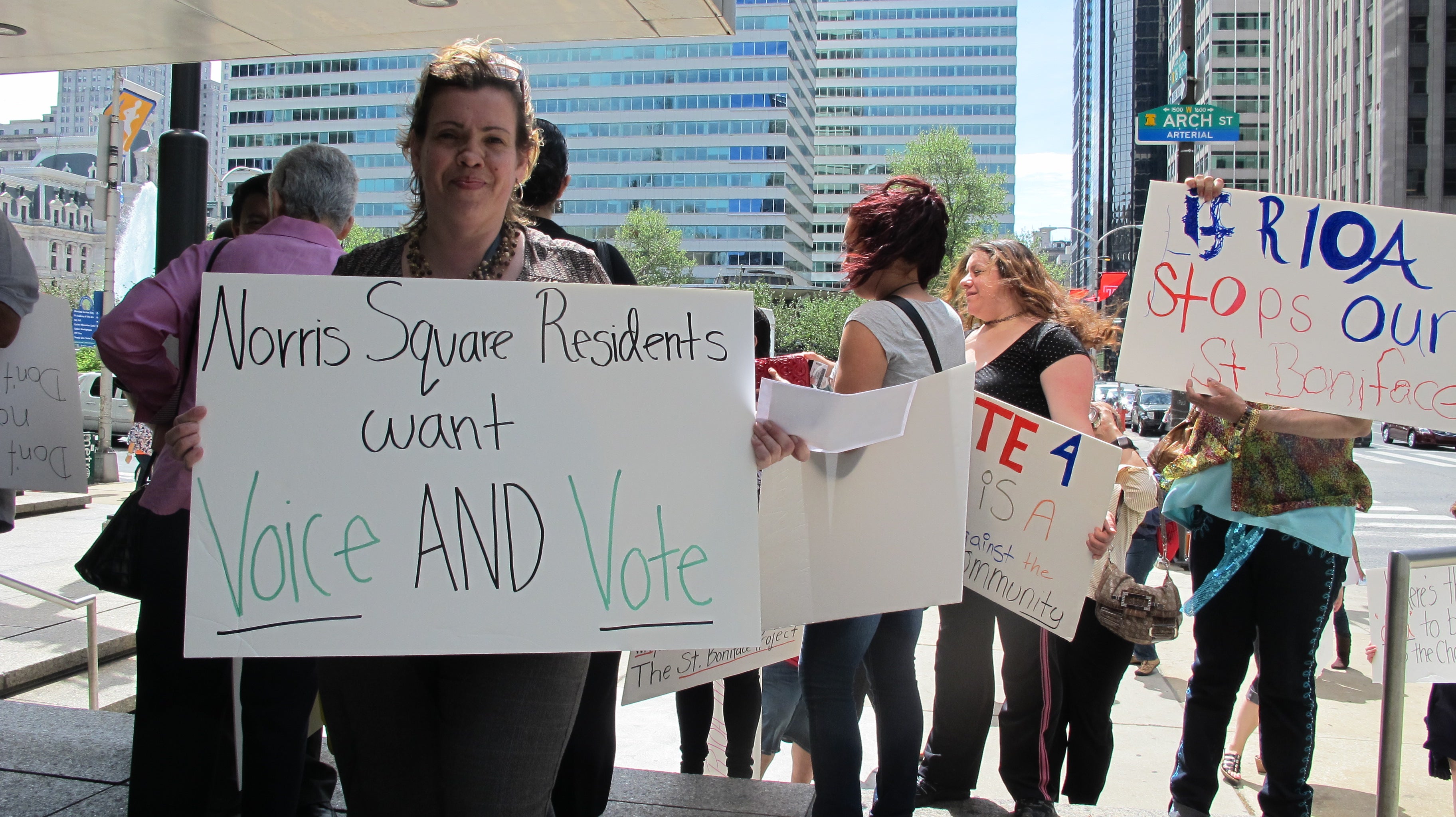 Norris Square protest