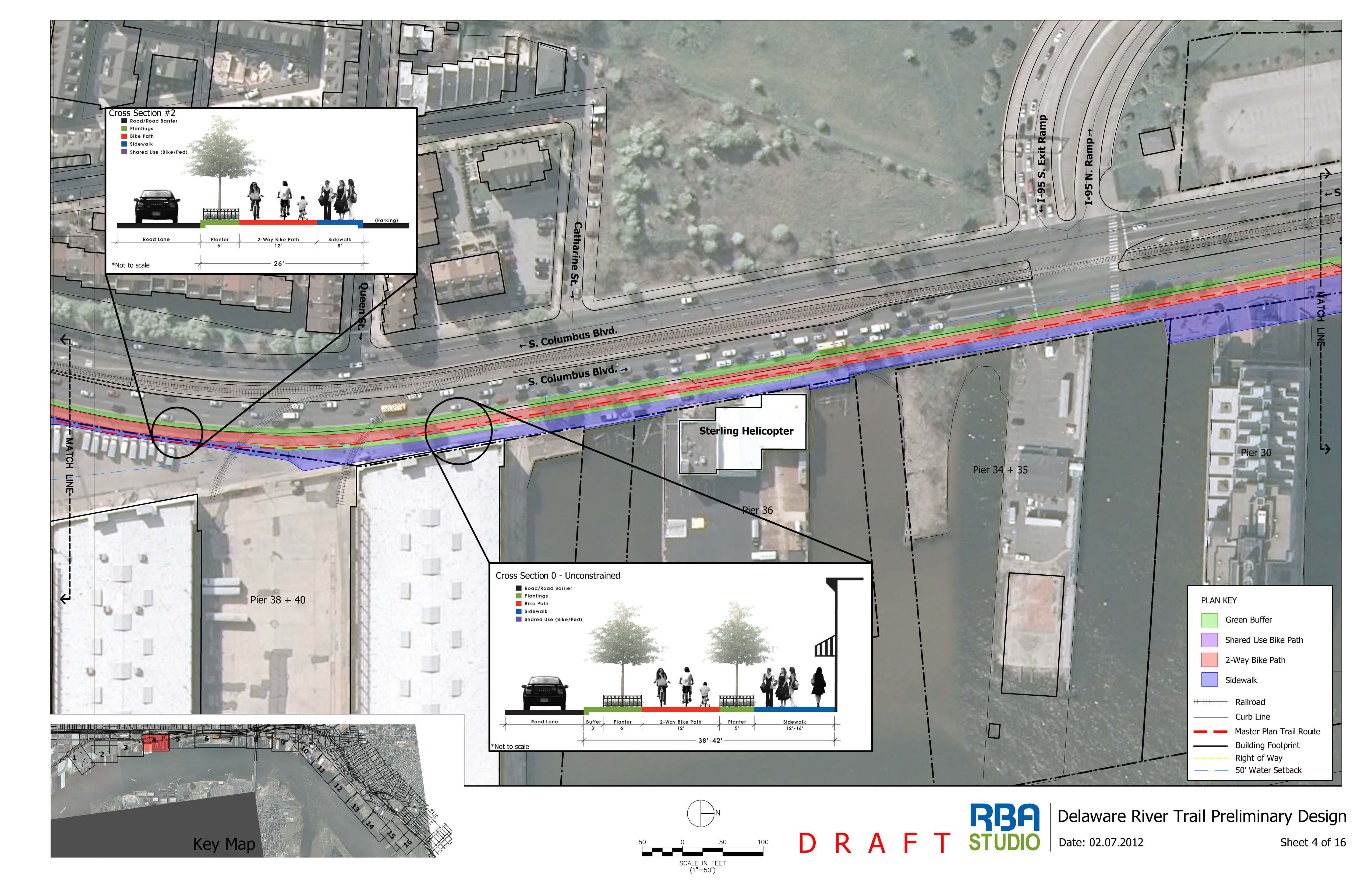 Preliminary design Delaware River Trail South