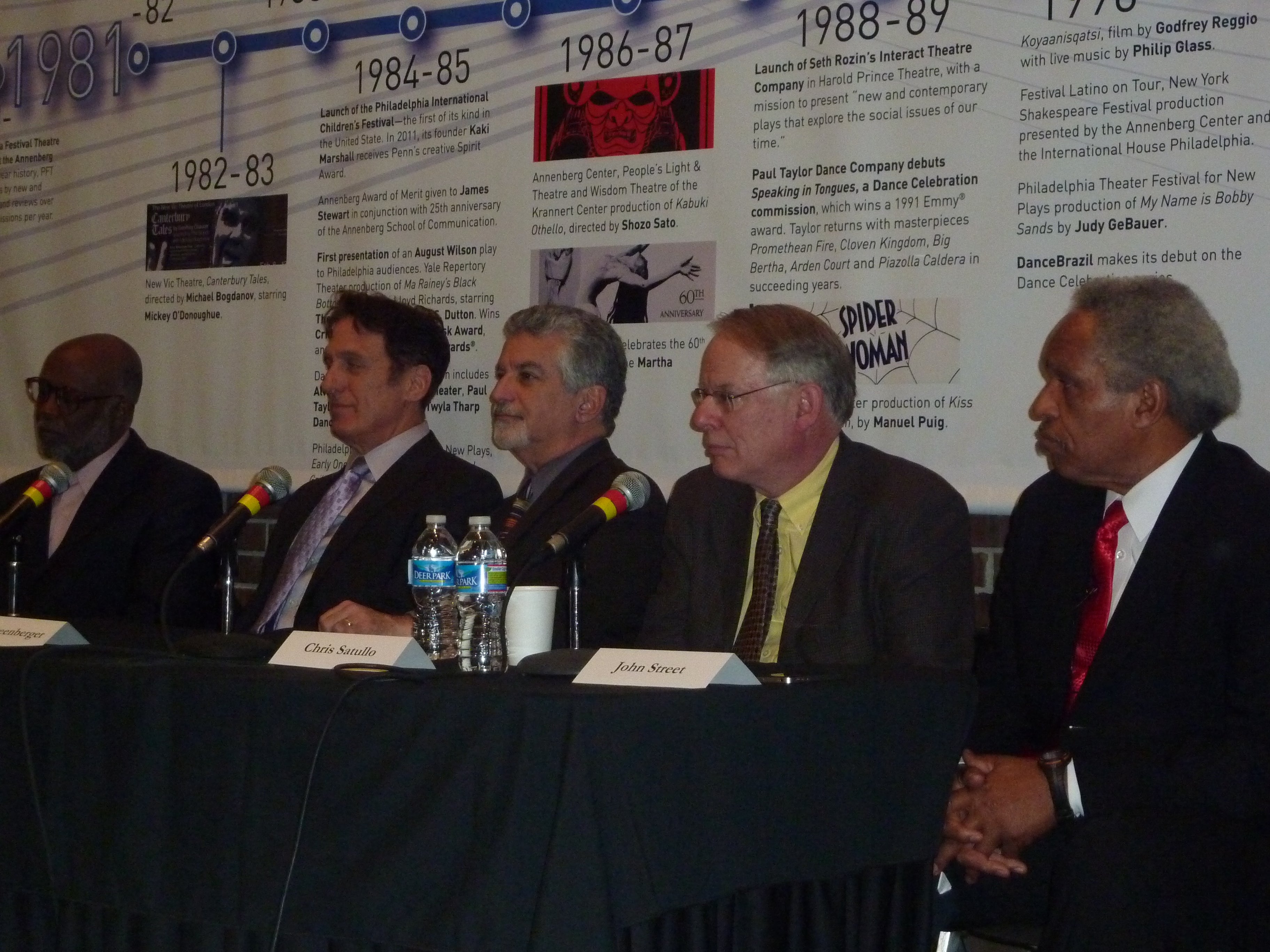 From left: Jaramoji, Blatstein, Greenberger, Satullo, Street