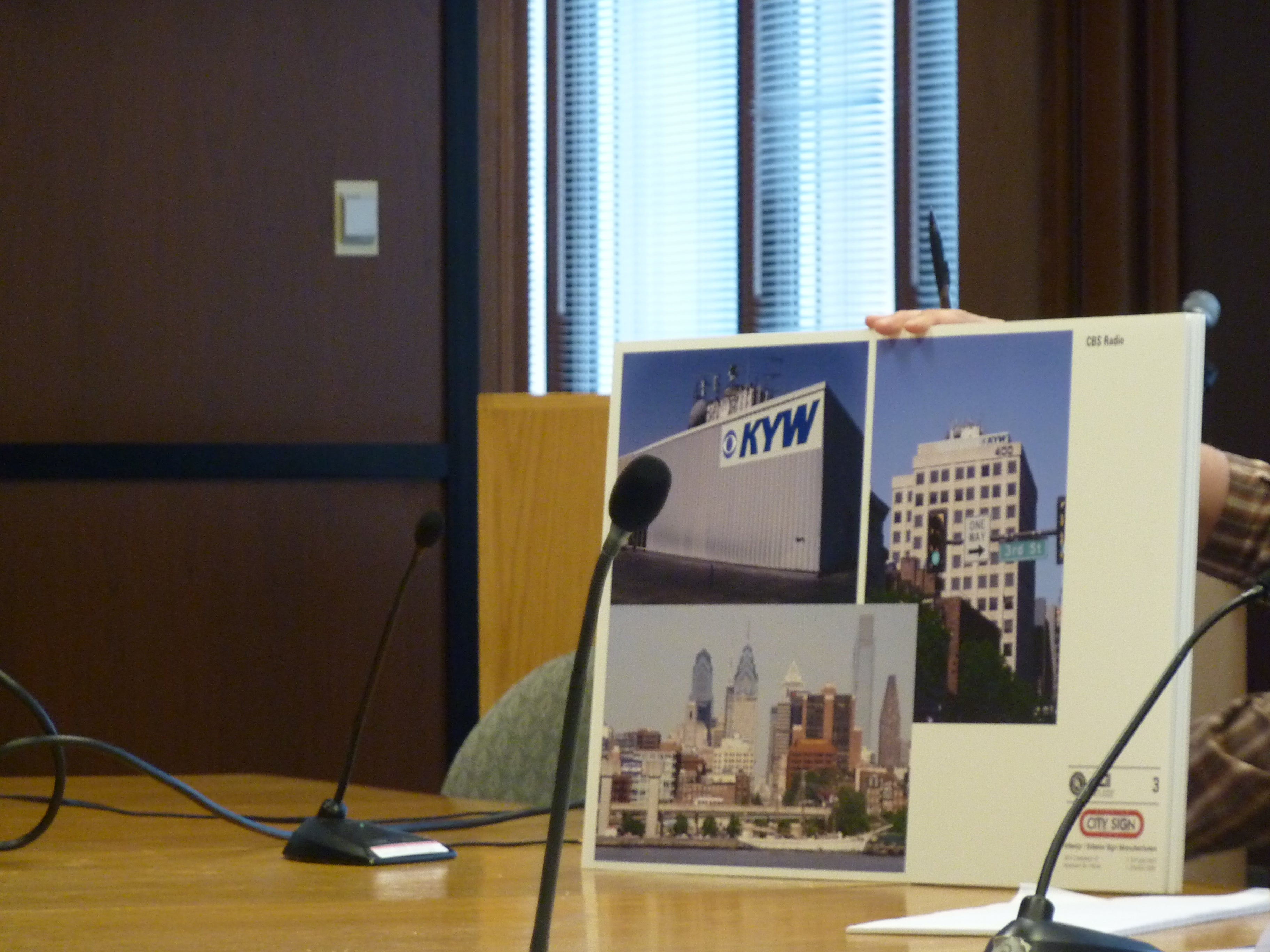 proposed KYW sign