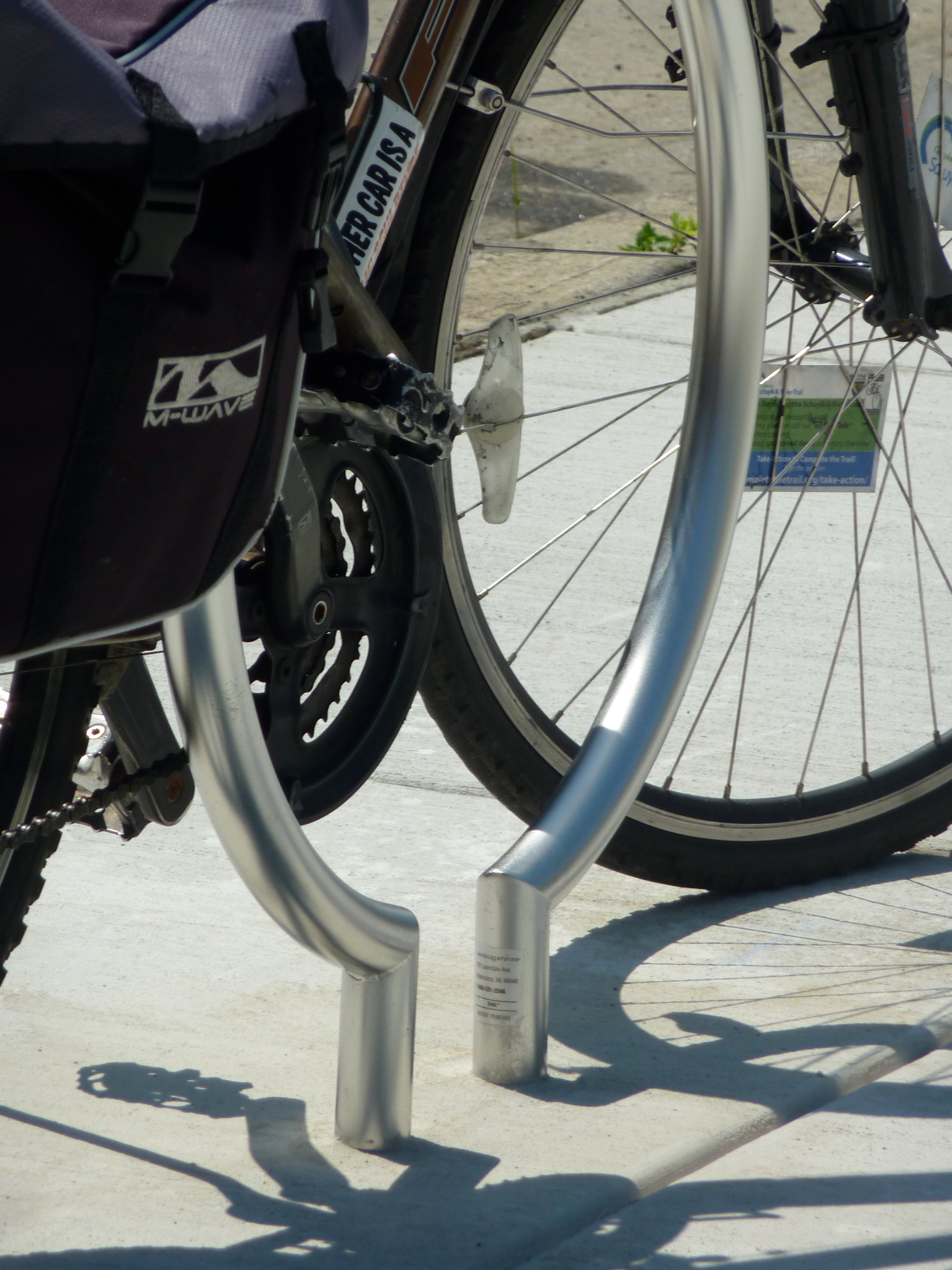 Greco/Hawthorne Park bike rack