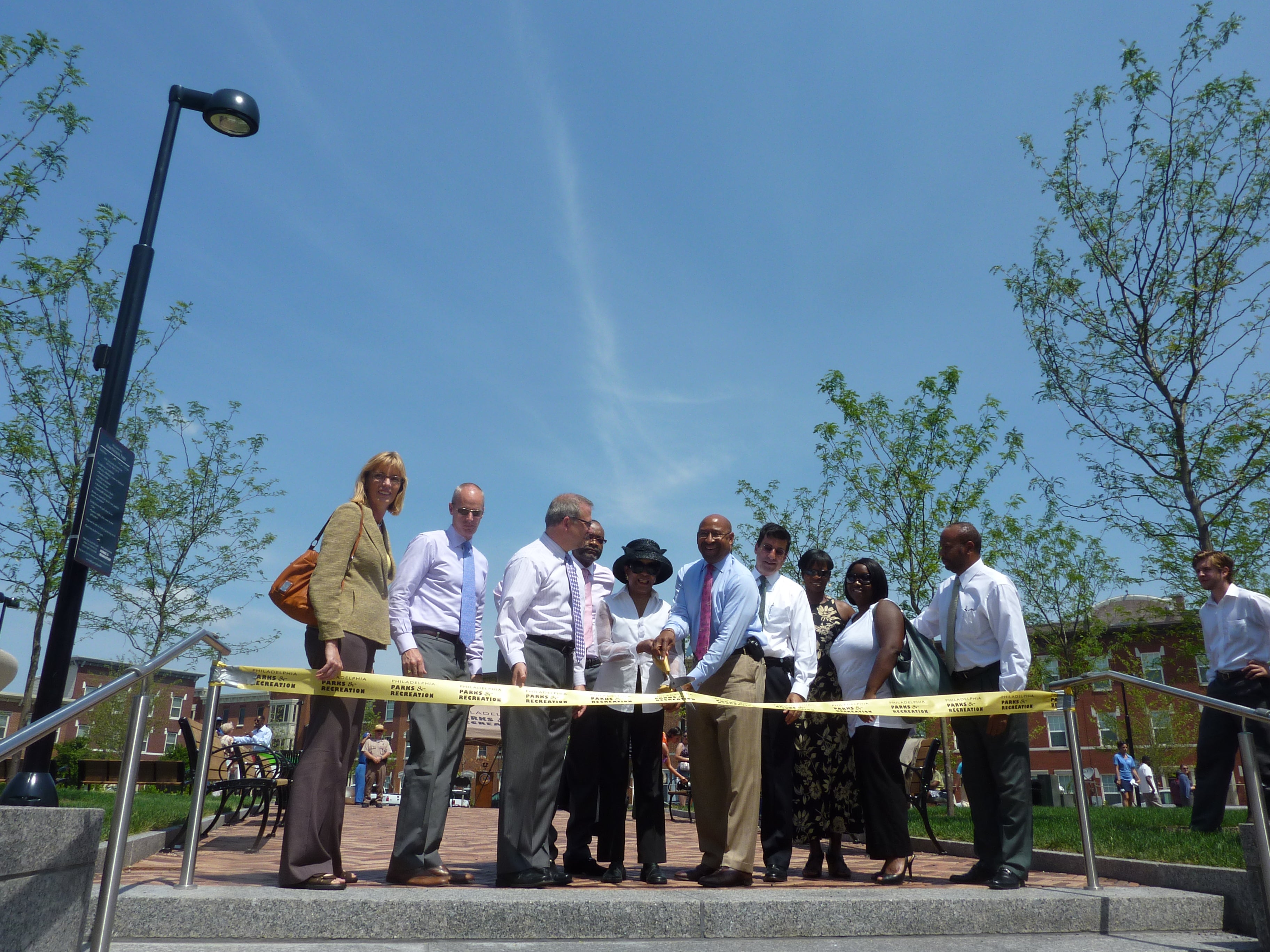 City's newest plot of public green space, Hawthorne Park, opens - WHYY