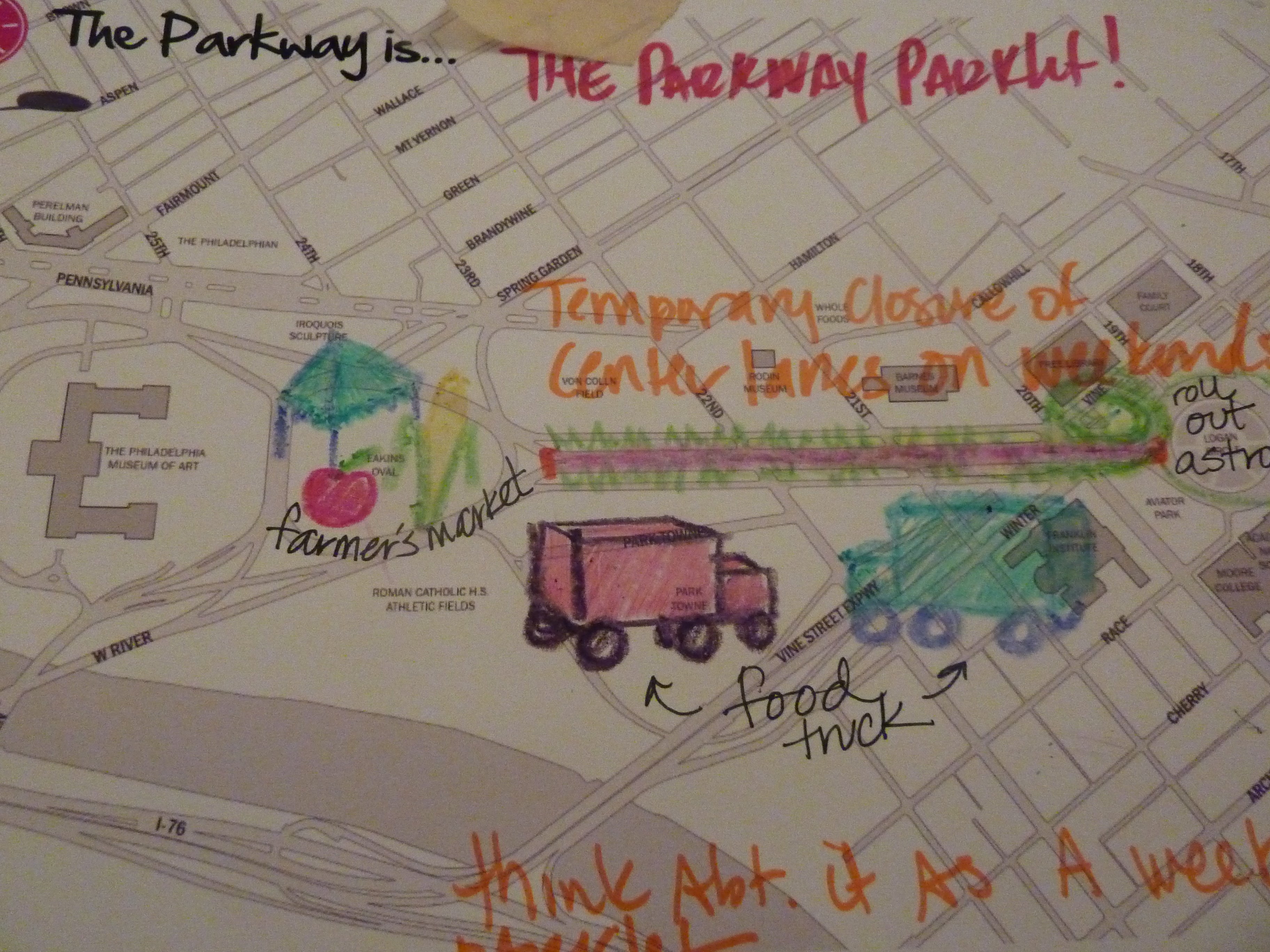 More citizen-driven ideas for the Parkway