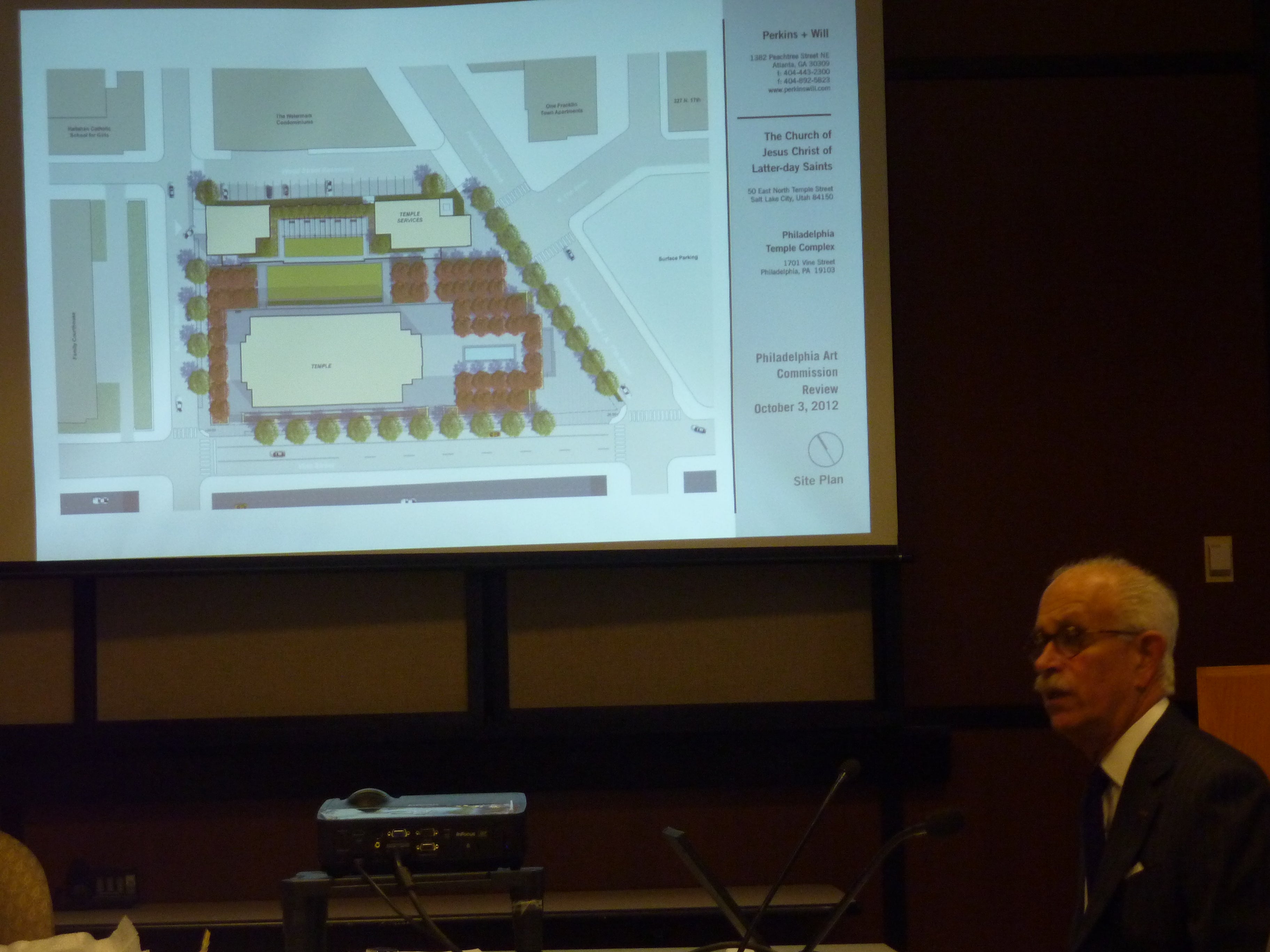 Temple site plan