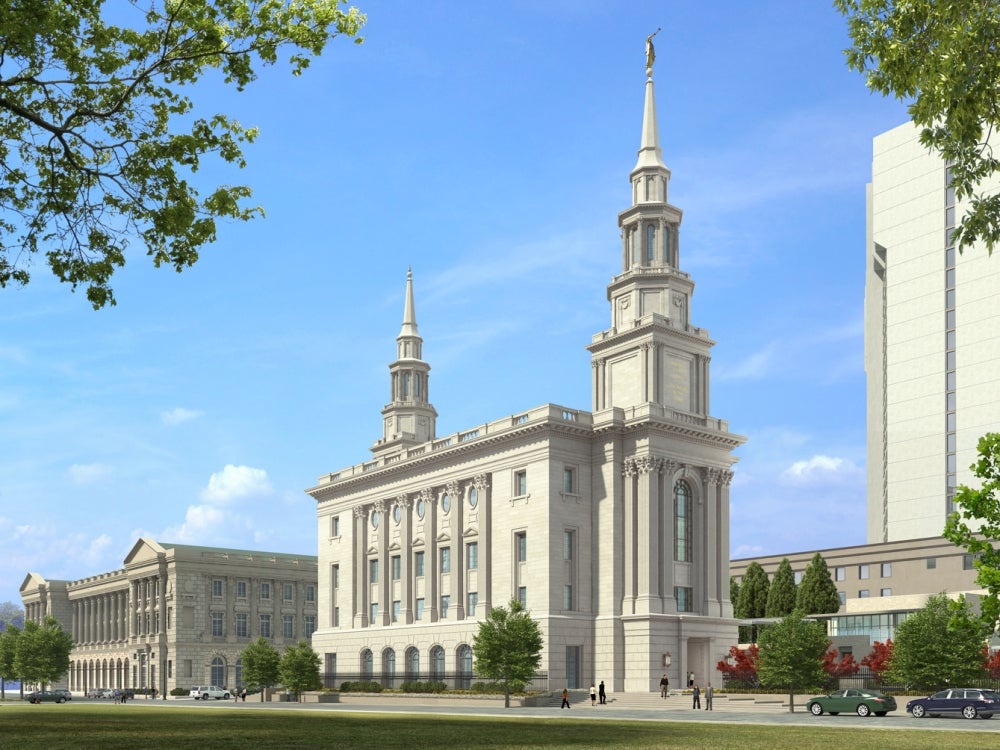 Rendering of future Church of Jesus Christ of Latter-day Saints Temple