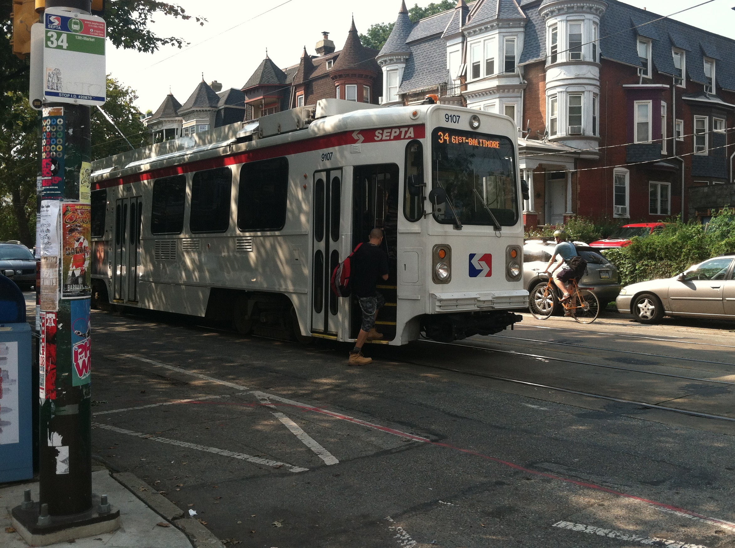 SEPTA's Route 34 trolley resumed regular service early this month