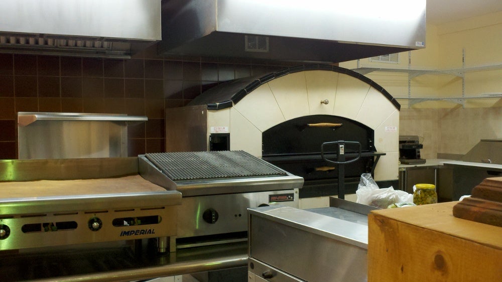 The brick oven