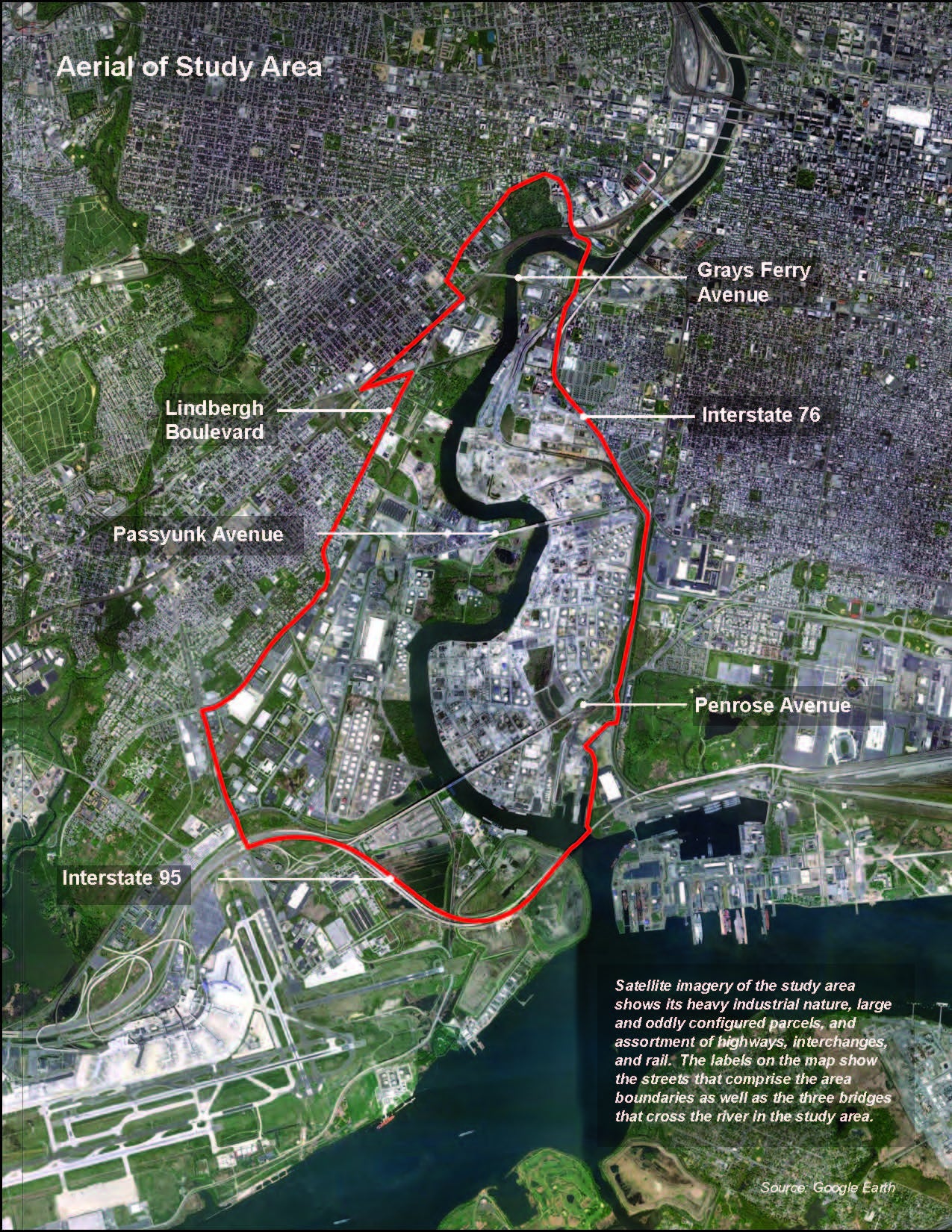 Map of Lower Schuylkill River District