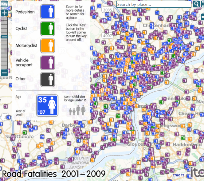 Deadly streets: mapping road fatalities