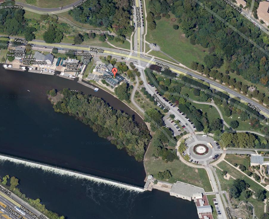 There are bridge and boardwalk plan for a 2 1/2-acre island that's amassed in the river outside of Lloyd Hall 
