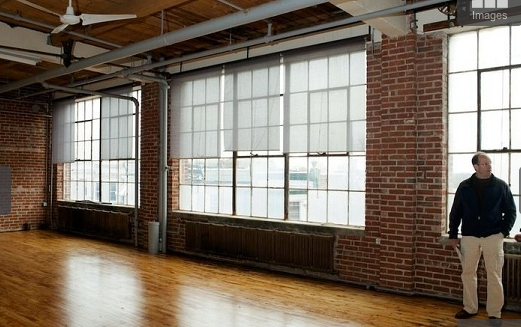 Developer Ken Weinstein led NewsWorks on a tour of what will soon be the Lofts @ Kendrick Mill. (Bas Slabbers/for NewsWorks)