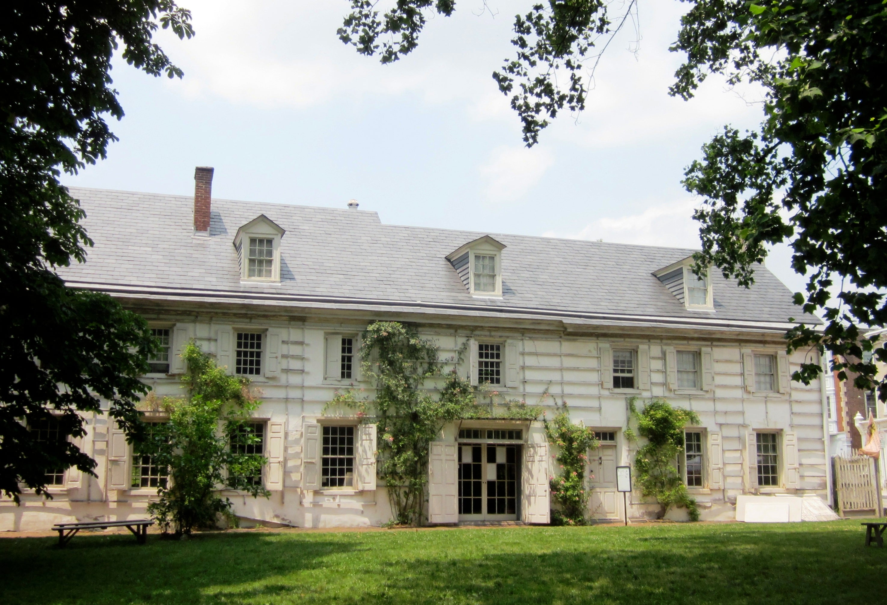 The Wyck Historic House was built in the 1700s and modified by William Strickland in 1824. Photos courtesy of Wyck Association.