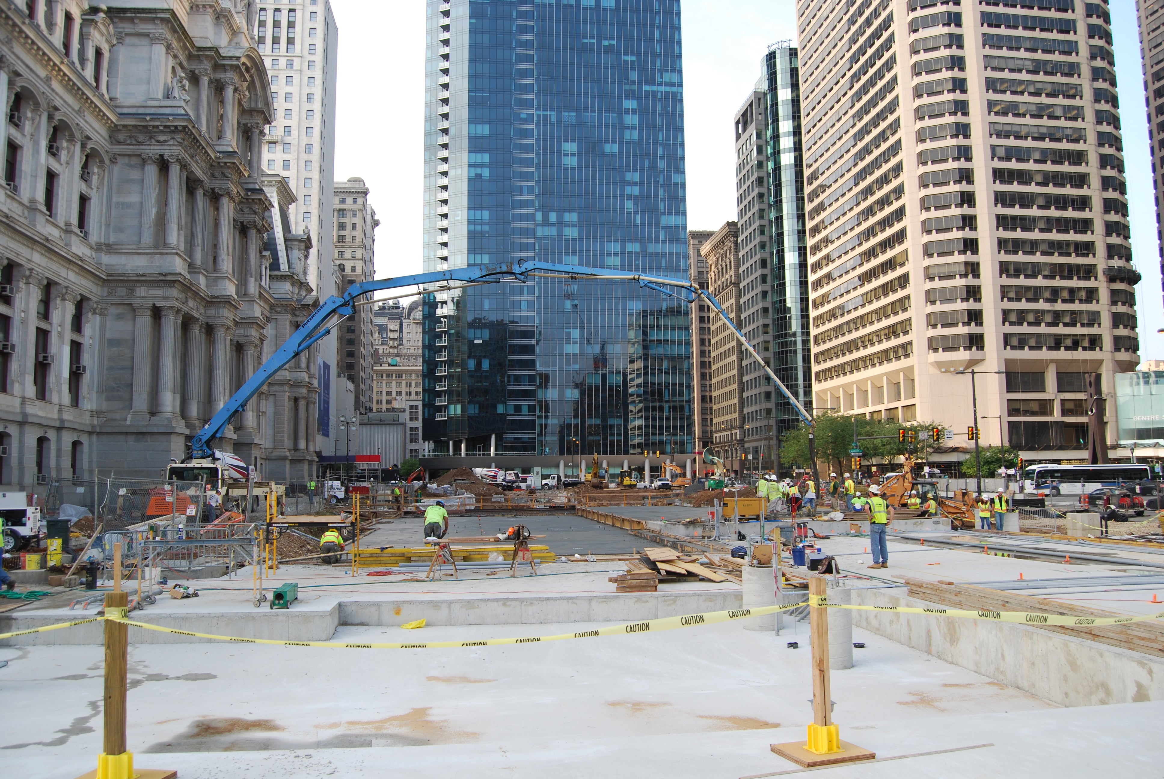 Dilworth Plaza should be completed in the fall of 2014. Photo courtesy of Center City District
