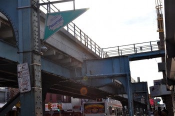 Photo of the Market-Frankford Line by Kirsten Stamn