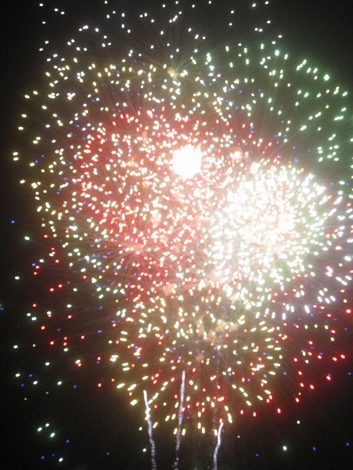 Fireworks from the 2010 July Fourth celebration in Lawncrest. Photo/Shannon McDonald